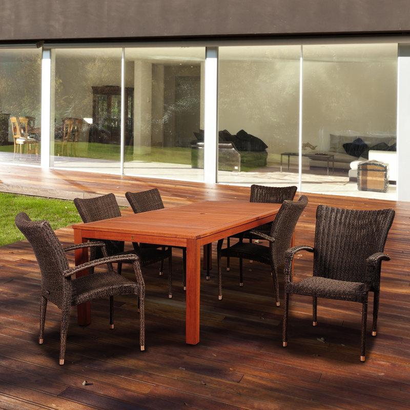 Anautica Rectangular Long Dining Set