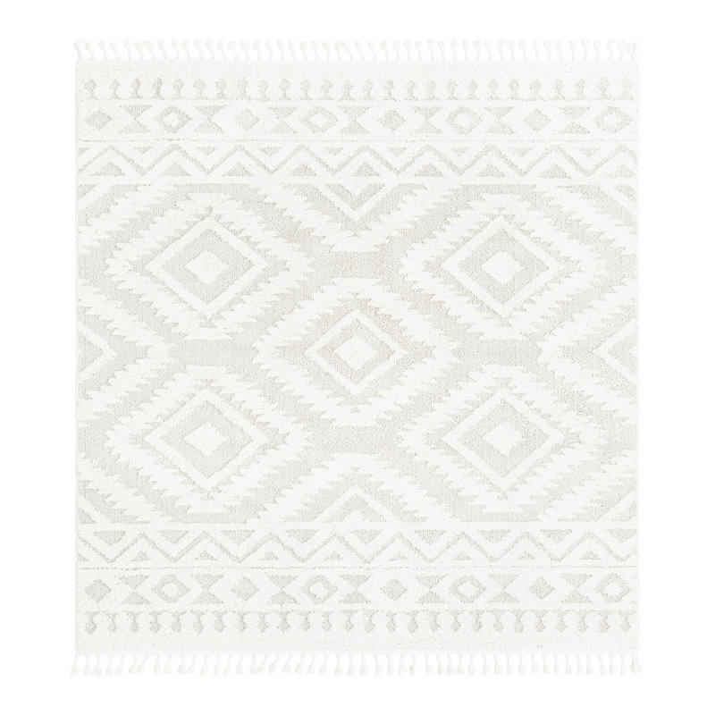 Jennylynn Geometric Indoor Rug, Square 7'10"