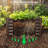 2-Pack 4x2ft Galvanized Steel Raised Garden Beds, 17in Deep Metal Planters, Natural Wood -232631592