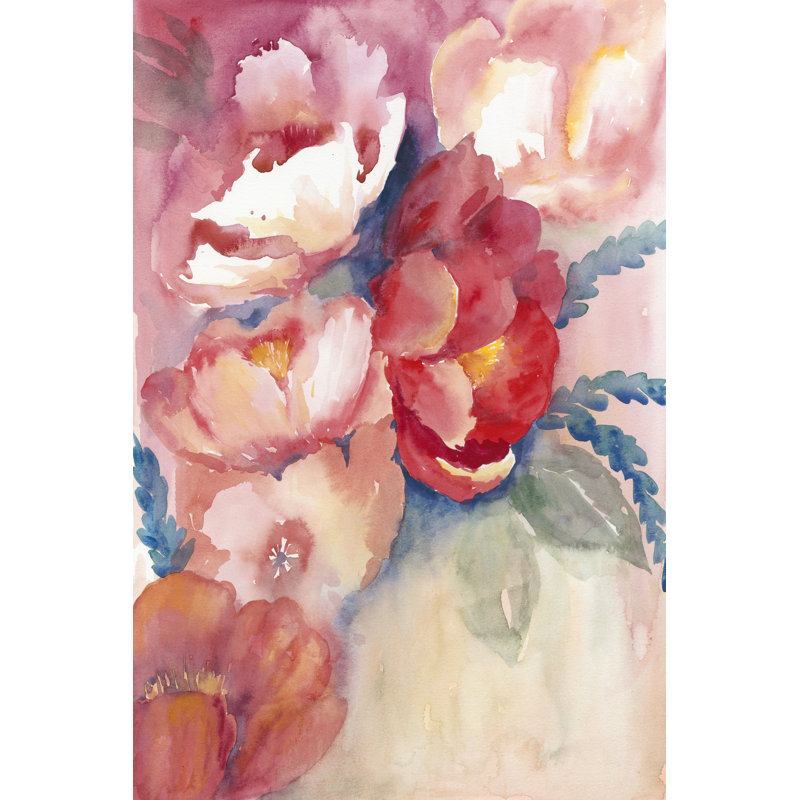 Cerise Tide I by Grace Popp - Wrapped Canvas Art Prints, 46cm H x 30cm W x 3.8cm D