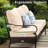 74.8" Outdoor Patio Sofa With Cushions