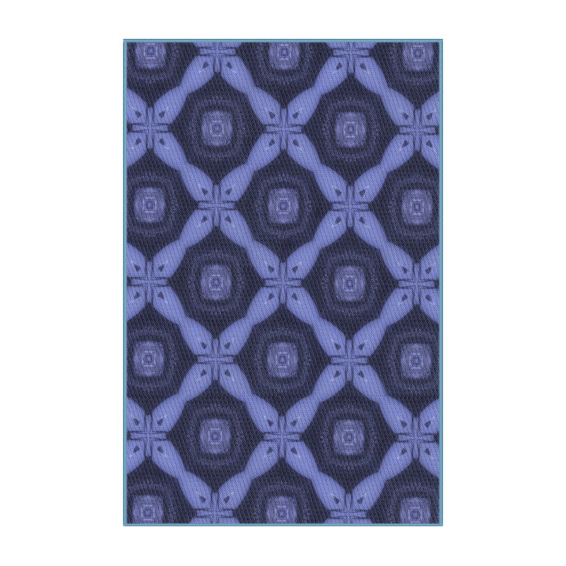 Abstract Indoor Rug, Rectangle 2' x 4'