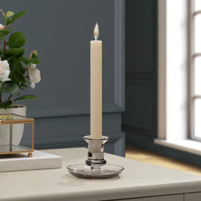 Porte-bougie en verre