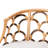 Bonetta 24.4" Wide Rattan Cotton Armchair