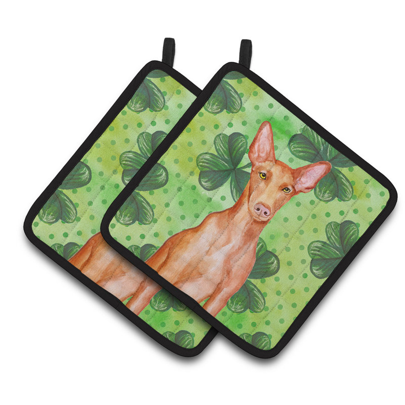 Caroline's Treasures Floral Polyester Potholder