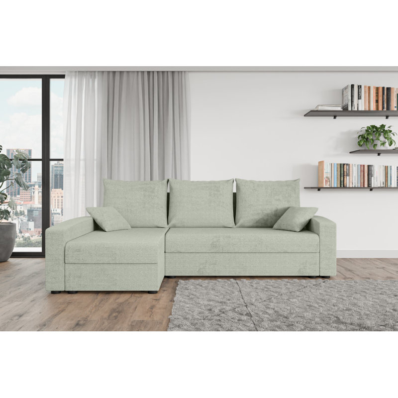 Shray 3 Seater Corner Sofa , Light gray - Matana01