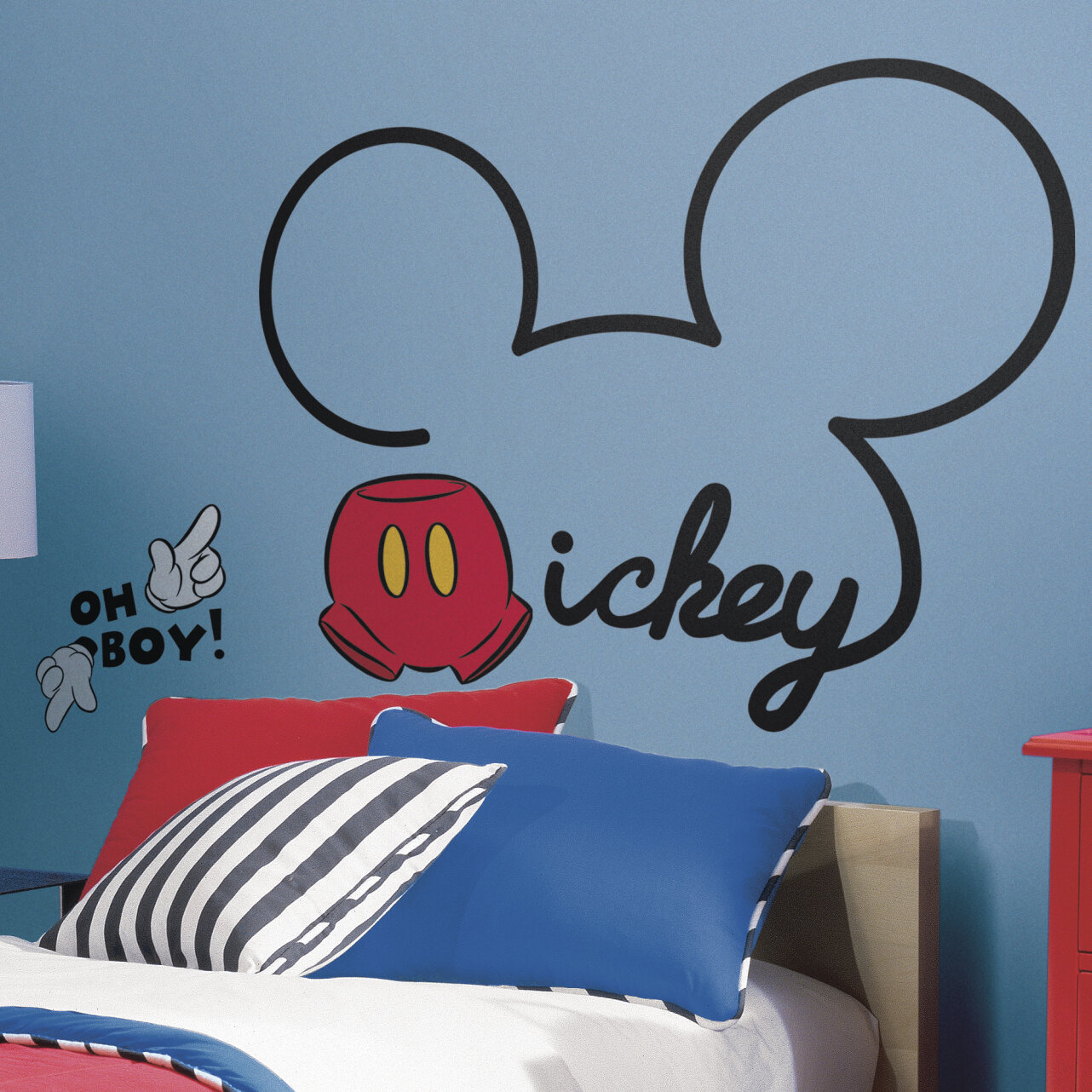 Room Mates Mickey And Friends Fantasy & Sci-Fi Non-Wall Damaging Wall Decal  & Reviews - Wayfair Canada