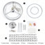 Makinlee Dimmable Crystal Tiered Chandelier-116094735-109617355-109617356