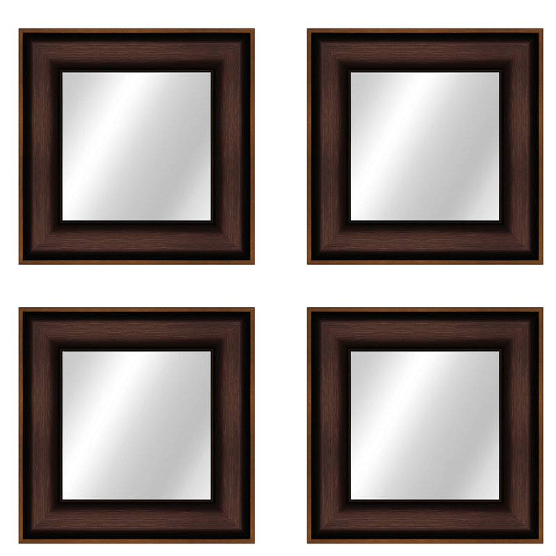 Miroir décoratif biseauté moderne et contemporain Metropolis, Bronze
