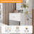 Small Vanity Desk Set With 3 Adjustable Lighted Mirror-171022322
