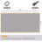 10X10FT Gazebo Sidewall, For Outdoor Use With Mesh Netting (Beige)-123219075-123219073