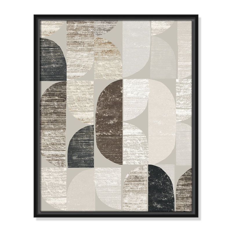 «Shape and Form II» par Tom Reeves, Noir, H 21,5 po x l 17,5 po