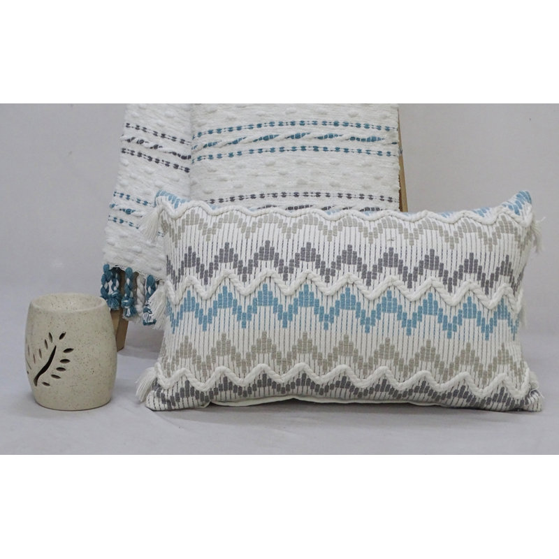 Bhawna's Fusion Cotton Throw Pillow