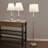 3-Piece Home Lighting Set - Coordinating Bundle with 2 Table Lamps and 1 Floor Lamp for Home and Office Decor