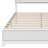 Queen Size PU Upholstered Bed, Headboard With LED Light Strips And Sparkling Shiny Decoration, No Box Spring Required-738462579