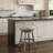 Kiowa Swivel Upholstered Counter Stool with Solid Wood Frame