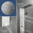 43.31'' Shower Panel with Adjustable Shower Head-95086745