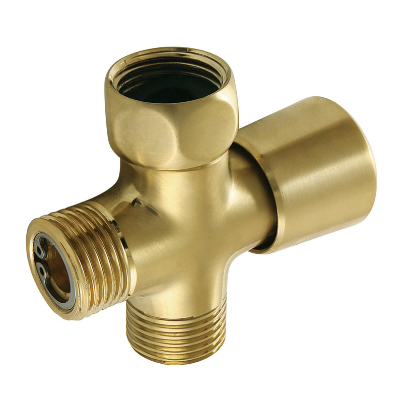 Kingston Brass Shower Scape Shower Arm Diverter, Polished Brass
