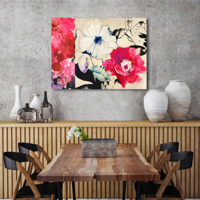 3KP6412 Happy Floral Composition II by Kelly Parr - Wrapped Canvas Painting