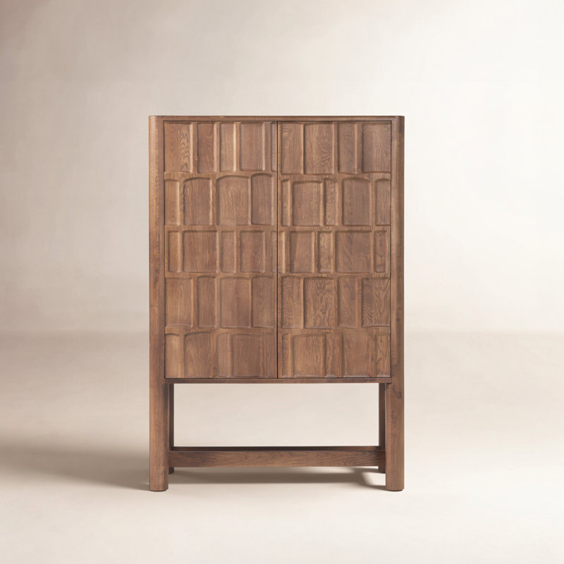 Armoire Junie - Chêne noir, Brun