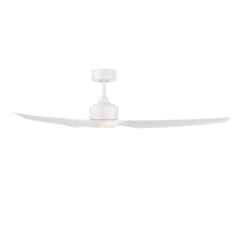 60" Stella 3 - Blade Outdoor/Indoor Smart Ceiling Fan with Remote Control and Light Kit Included Included, Works With Google Assistant, Amazon Alexa, Samsung Smart Things