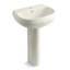 Wellworth Ceramic Pedestal Bathroom Sink with Overflow-1958769602-1993926534