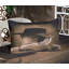 Ambesonne Western Fitted Sheet & Pillow Sham, Brown-106794033