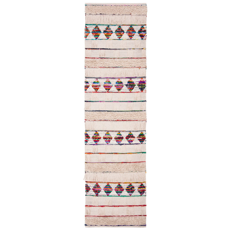 Cheney Hand Woven Performance Striped Rug, Runner 2'3" x 8'
