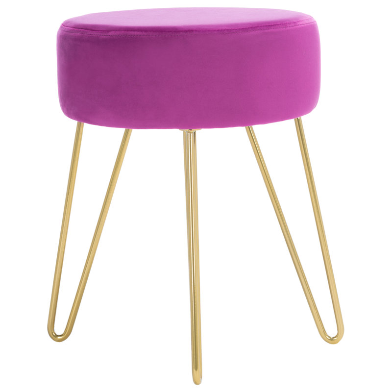 Tabouret d'appoint en métal Nandina, Rose
