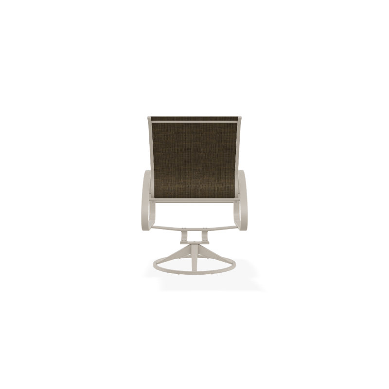 Aruba 1 Outdoor Dining Armchair, Textured Desert, Cobalt 35D Sunbrella®