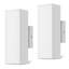 Luminaires muraux d'extérieur modernes, luminaires de porche haut et bas noir mat pour patio, garage, extérieur - paquet de 2-114498672-128587318