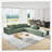 Modern Upholstered Sectional Sofa Couch Set,Modular 132" L Shaped Sectional Living Room Sofa Set-1298304310