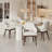 Modern Upholstered Dining Chair with Walnut Wood Legs-462437496-462437497