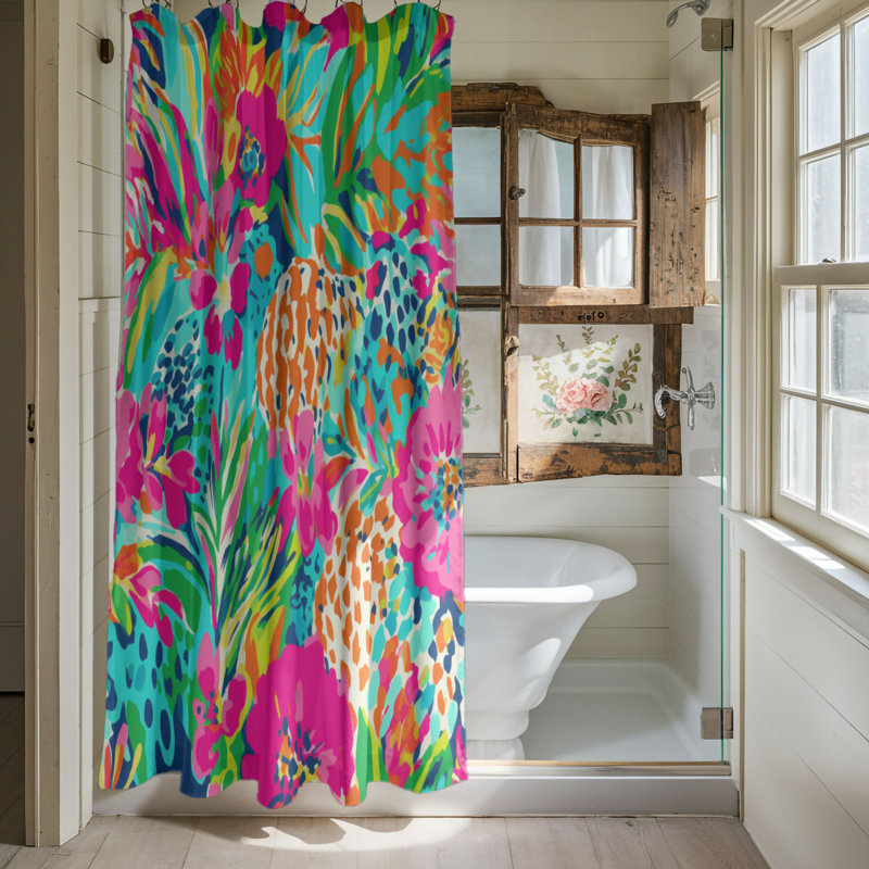 Janina Curtain, 74"H x 71"W