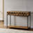 Pendergrass Stella 42" Solid Wood Console Table,Entry table,Hoyer table with metal frames