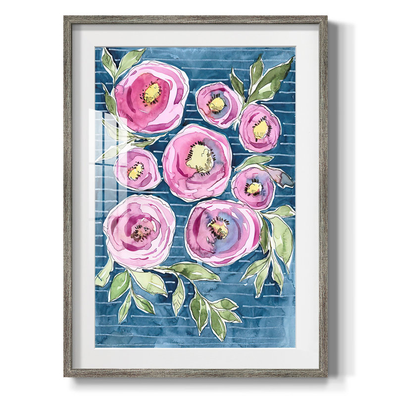 Gilt Indigo II -Gallery Wrapped Canvas