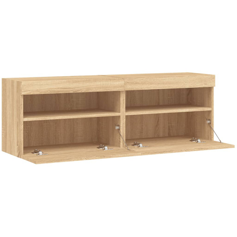 Meuble télé vidaXL, Chêne sonoma