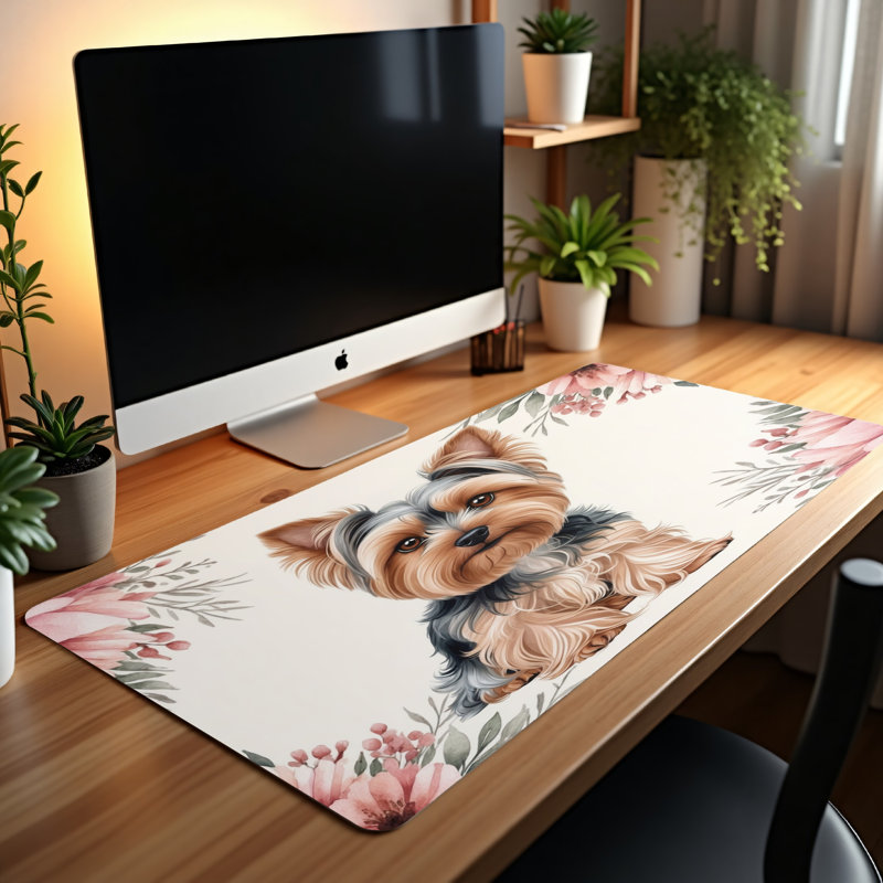 Polyester Desk Pad, 14.4x12.1