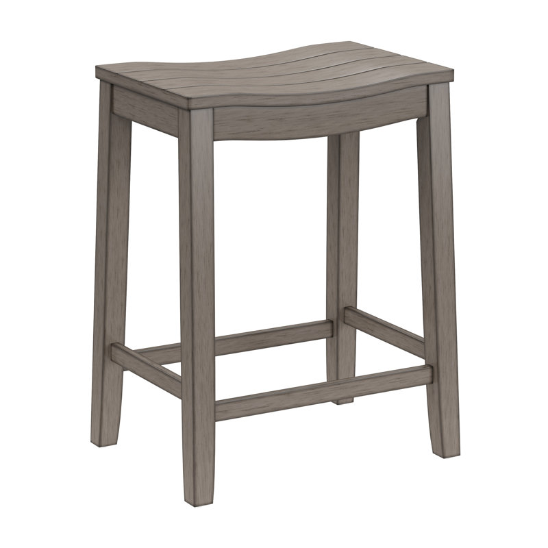 Tabouret Katwa Felton, Tabouret de comptoir (siège d'une hauteur de 24 p, Gris