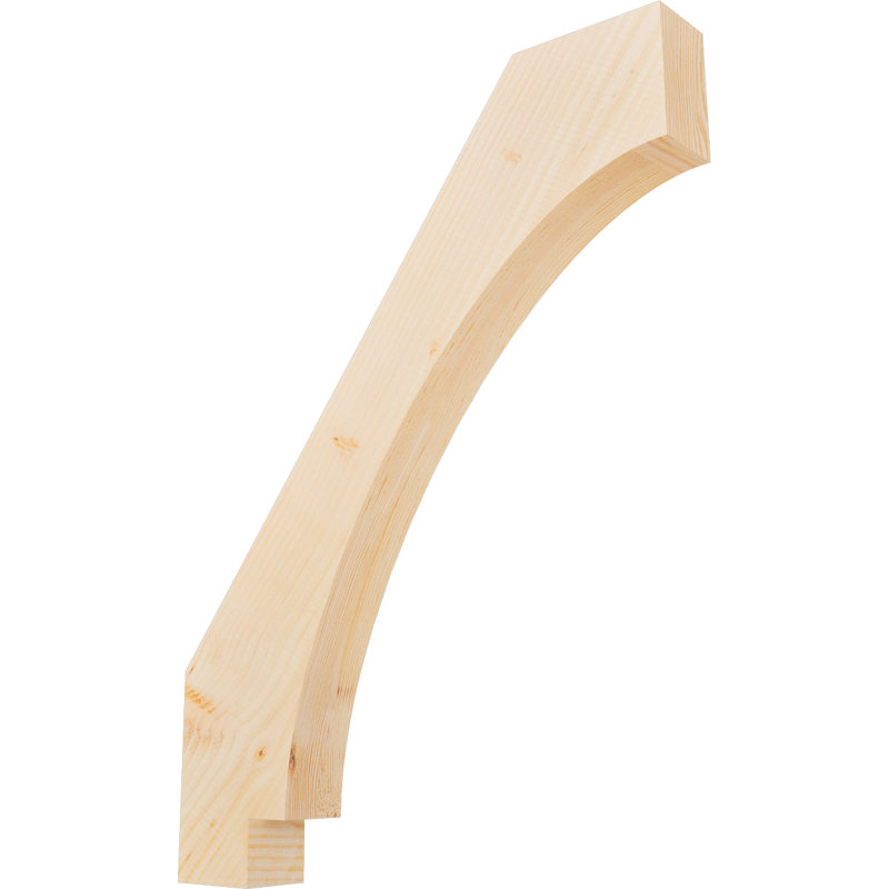 Attelle impériale du genou, Sapin de Douglas, Lisse, H 34 po x l 3,5 po x P 26 po