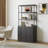 Cesiro 70.8'' H X 34.6'' W 5-Tier Storage Bookcase With Adjustable Shelves-701947751