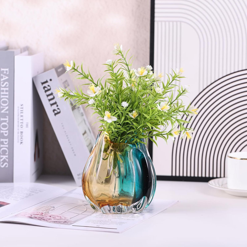 Hand Blown Glass Vase