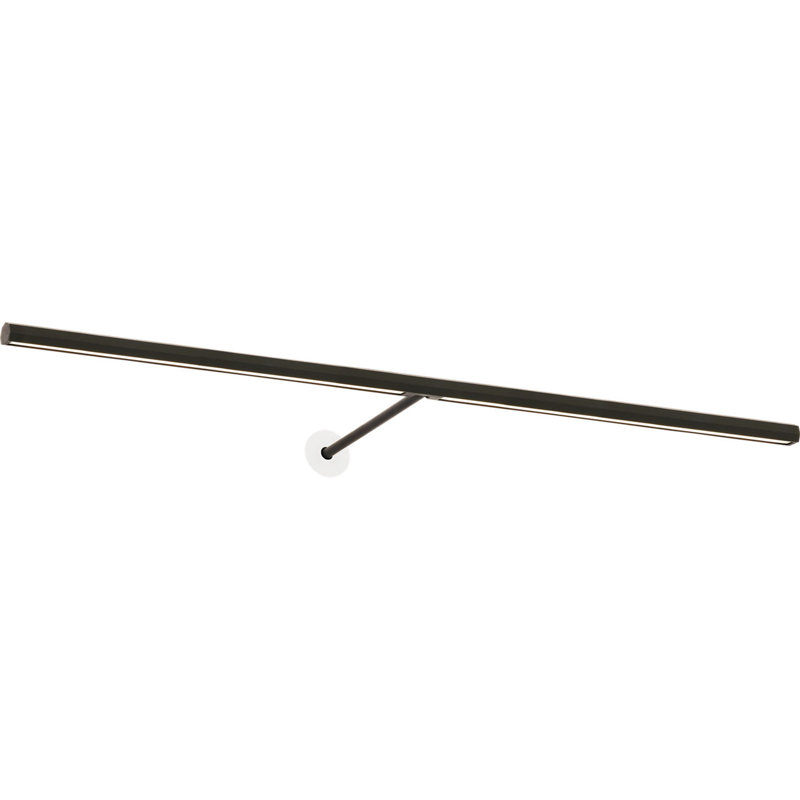 Plural Faceted Picture Light, Bronze, 0.7" H x 30" W x 8.9" D, 20.8