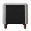 Table de chevet 2 tiroirs Grey Boucle