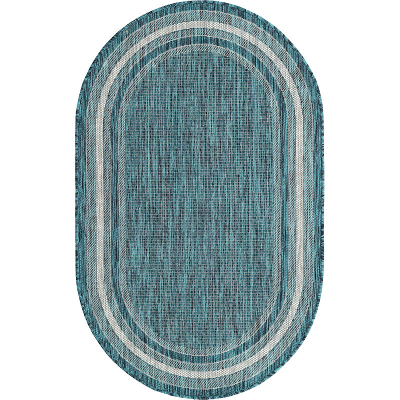 Sevil Indoor / Outdoor Rug, Oval 3'3" x 5'3"