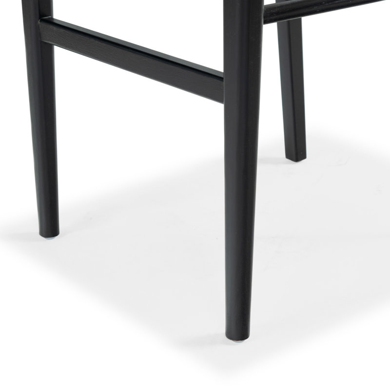 Tabouret Cresson Cody, Noir, Tabouret de bar (siège d'une hauteur de 29,7 po)