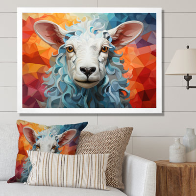 " Sheep Serenity Geometric "