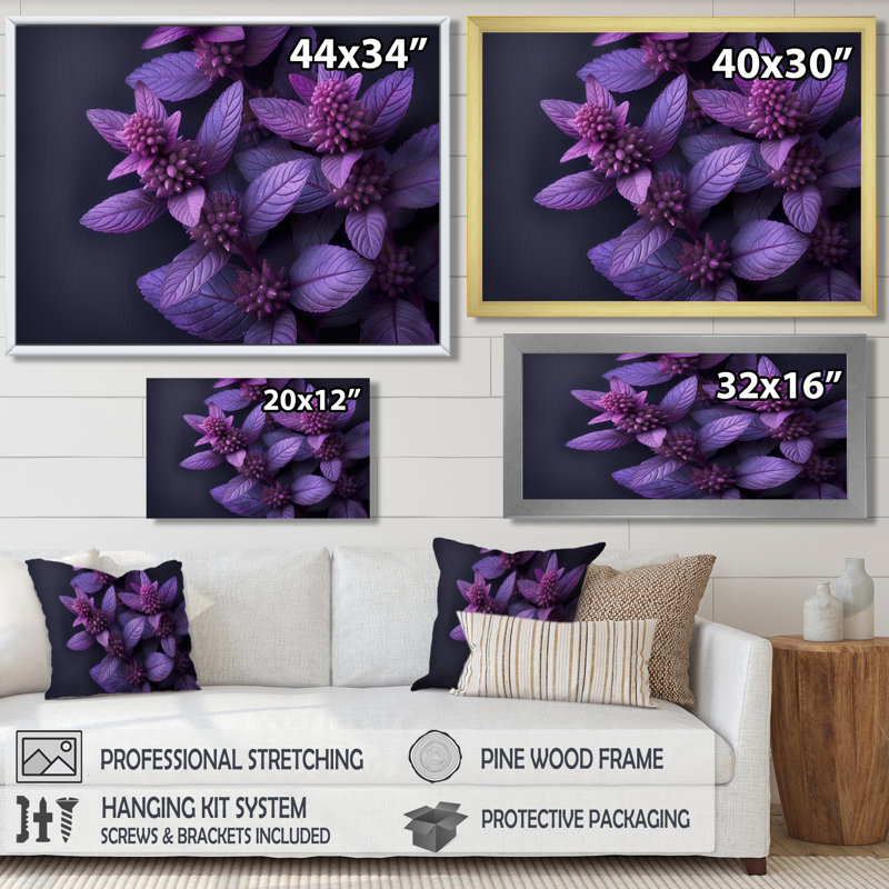 Girouge - Eucalyptus, art mural, Toile tendue, H 40 po x l 60 po