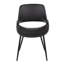 Chaise d'appoint rembourrée en similicuir Najrin-87953474-87953477