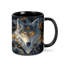 Wolf Coffee Mug Ceramic Tea Cup 11oz